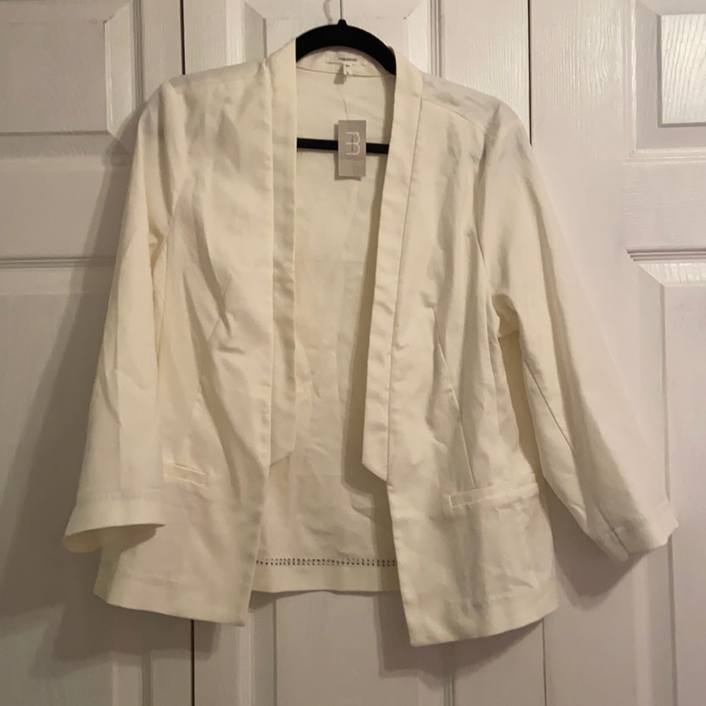 Collarless Blazer